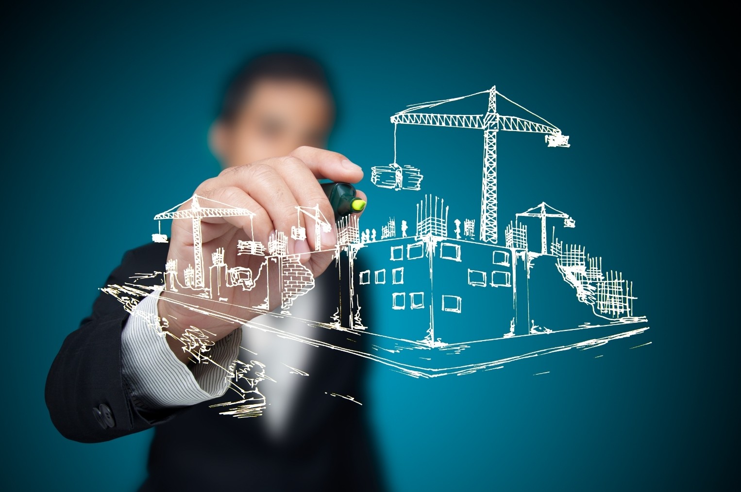 Modern smart building showcasing integrated energy and automation controls.