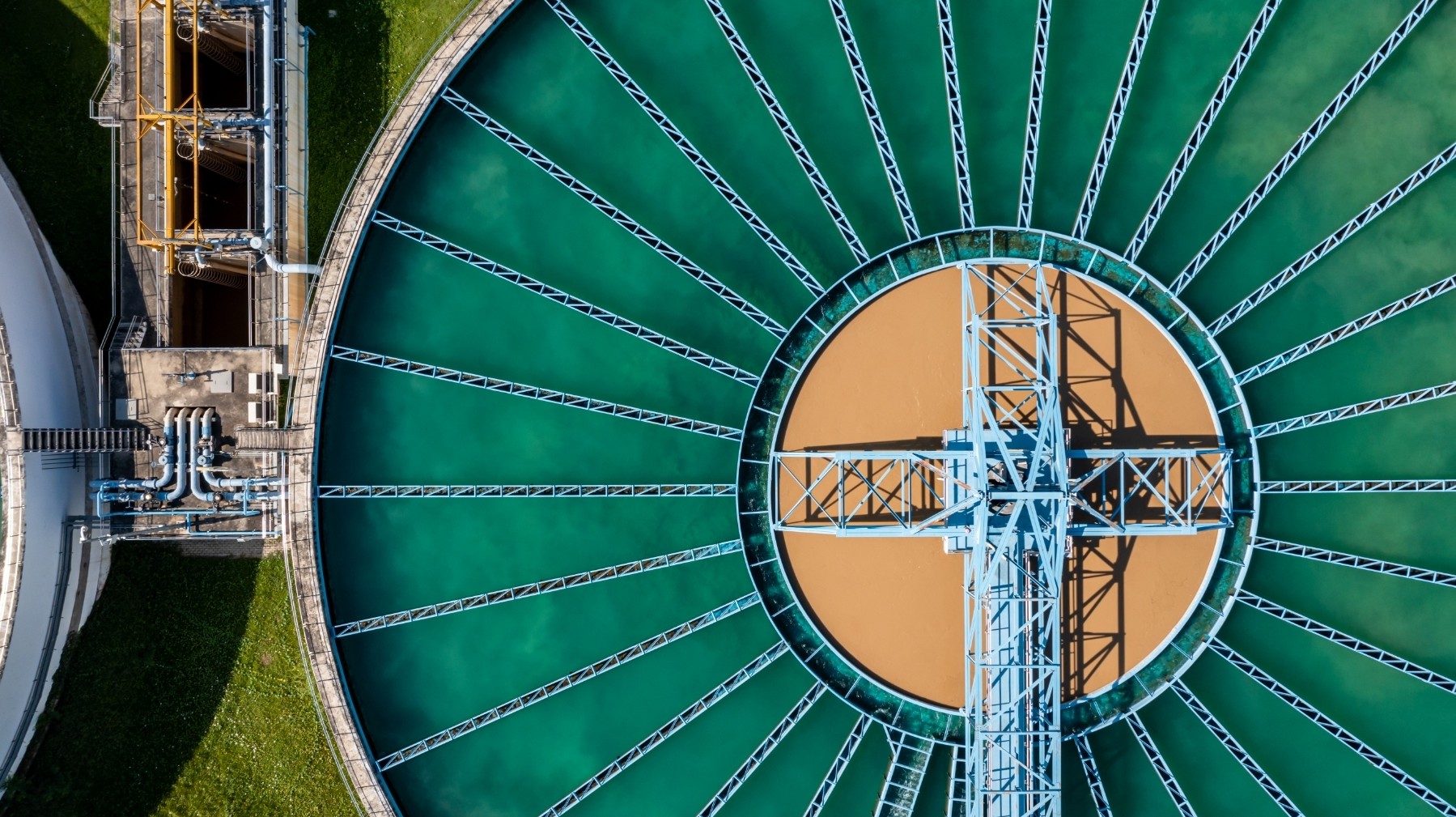 Enginia Energie's automation system controlling a water treatment facility.